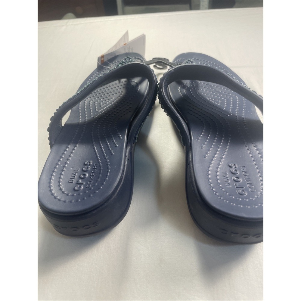 womens crocs wedge sandals size 8.5 - Picture 3 of 6